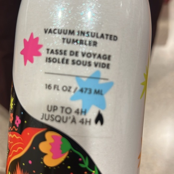 STARBUCKS Tumbler🔥RARE📌Manuela Guillén 🔥NEW with Tags🔥 16 oz.Vacuum insulated - Picture 6 of 6